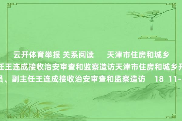 云开体育举报 关系阅读      天津市住房和城乡开导委员会原党委委员、副主任王连成接收治安审查和监察造访天津市住房和城乡开导委员会原党委委员、副主任王连成接收治安审查和监察造访    18  11-22 16:03 中国工商银行山东省分行原党委委员、副行长李明被查中国工商银行山东省分行原党委委员、副行长李明被查    19  11-22 15:18 中国证监会科技监管司原司长、信息中心原主任姚前被“双开”中国证监会科技监管司原司长、信息中心原主任姚前被“双开”    22  11-20 15:35 中信保诚东谈主寿保障有限公司原党委布告、总司理赵小凡接收治安审查和监察造访中信保诚东谈主寿保障有限公司原党委布告、总司理赵小凡接收治安审查和监察造访    0  11-15 17:12 中国出进口银行吉林省分行原党委委员、副行长郑鹏接收治安审查和监察造访中国出进口银行吉林省分行原党委委员、副行长郑鹏接收治安审查和监察造访    0  11-15 16:55     一财最热      点击关闭-开云官网kaiyun皇马赞助商 「中国」官方网站 登录入口