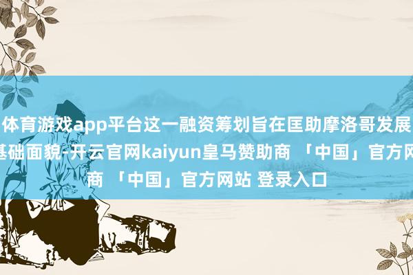 体育游戏app平台这一融资筹划旨在匡助摩洛哥发展铁路和机场基础面貌-开云官网kaiyun皇马赞助商 「中国」官方网站 登录入口